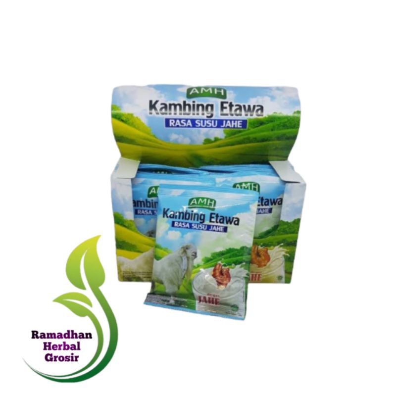 

Susu Kambing Etawa AMH Rasa Jahe [Kemasan Box isi 10 Sachet] ORIGINAL
