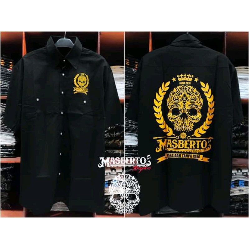 Kemeja MASBERTO GOLD ORIGINAL