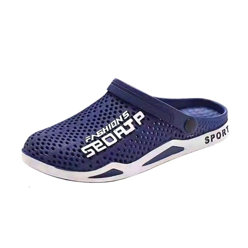 Sandal Sepatu Selop Karet Pria Wanita Fashion Sport Nonslip / Sandal Sepatu Pria Wanita Bustong