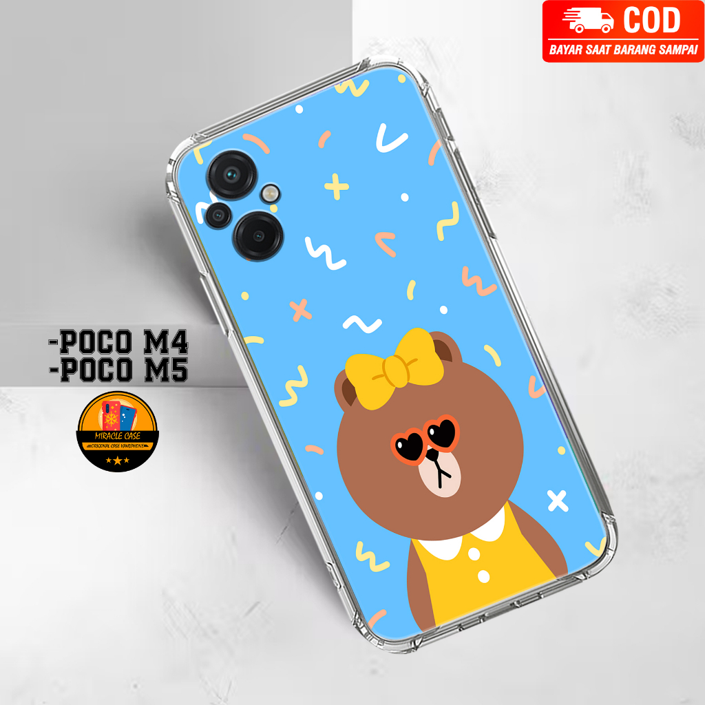 Case POCO M4 / POCO M5 - Casing POCO M4 / POCO M5 Terbaru 2023 MIRACLE CASE [ WBB ] Silikon POCO M4 