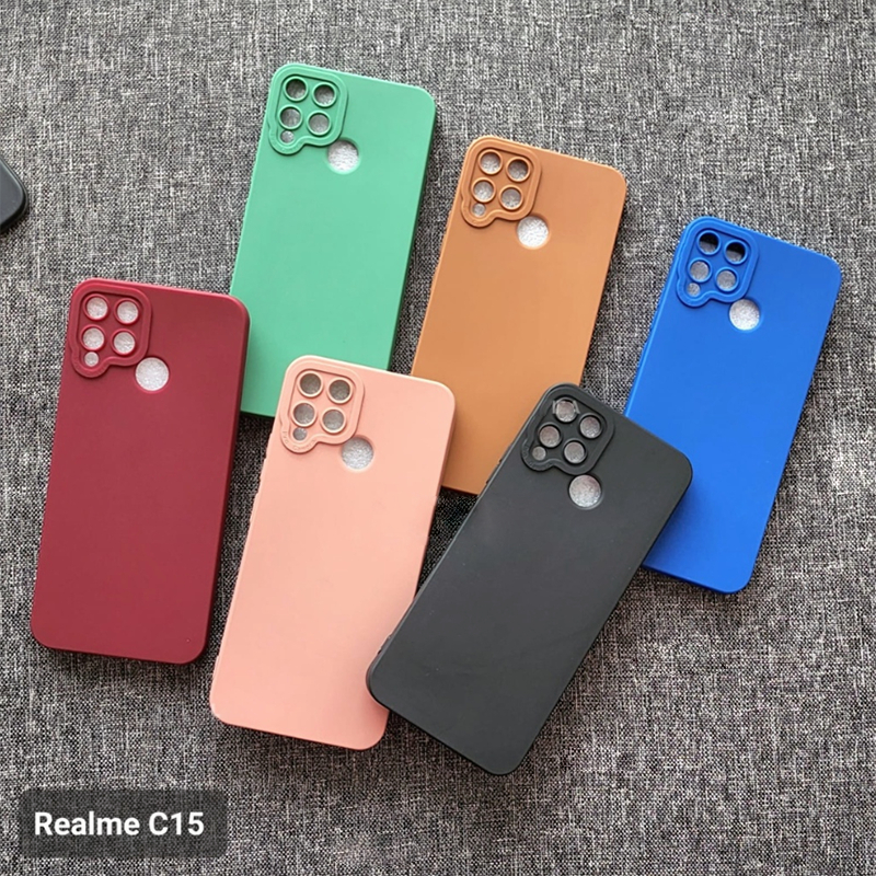 Softcase Realme C11 Realme C12 Realme C15 Realme C17 Case 3D Pro Camera Gel Silika Casing