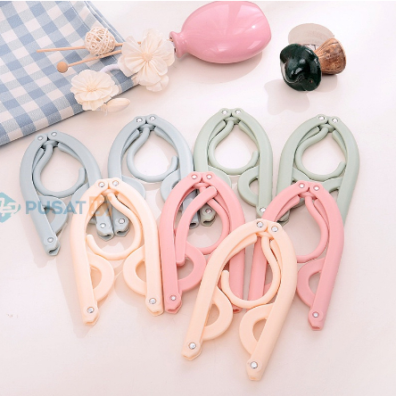 Hanger Lipet Portable Gantungan Baju Lipat Travel Jemuran Foldable Travelling