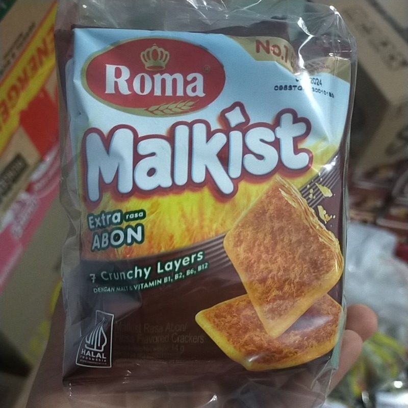 

Roma malkist abon 1000an isi 10 pcs