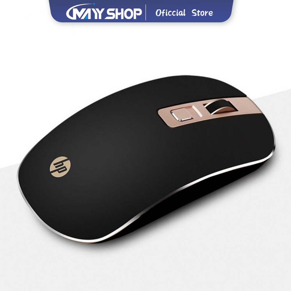 HP S4000 mouse wireless gaming silent click laptop pc macro original 2.4G 1600DPI dengan receiver-Usb /MOUSE HP WIRELESS GAMING SILENT KLIK-S4000