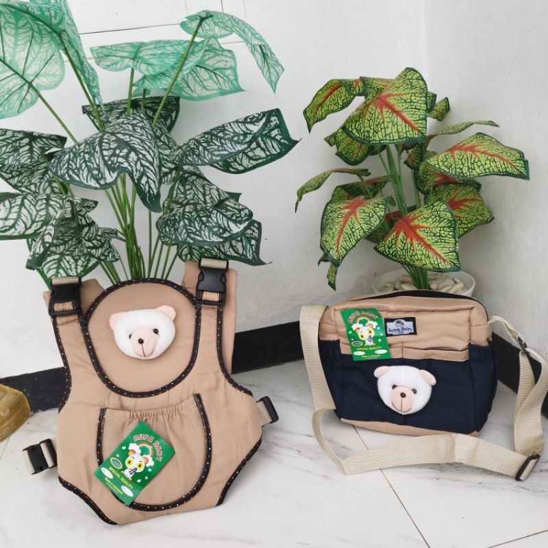 Tas bayi plus gendongan depan boneka kelinci2pcs