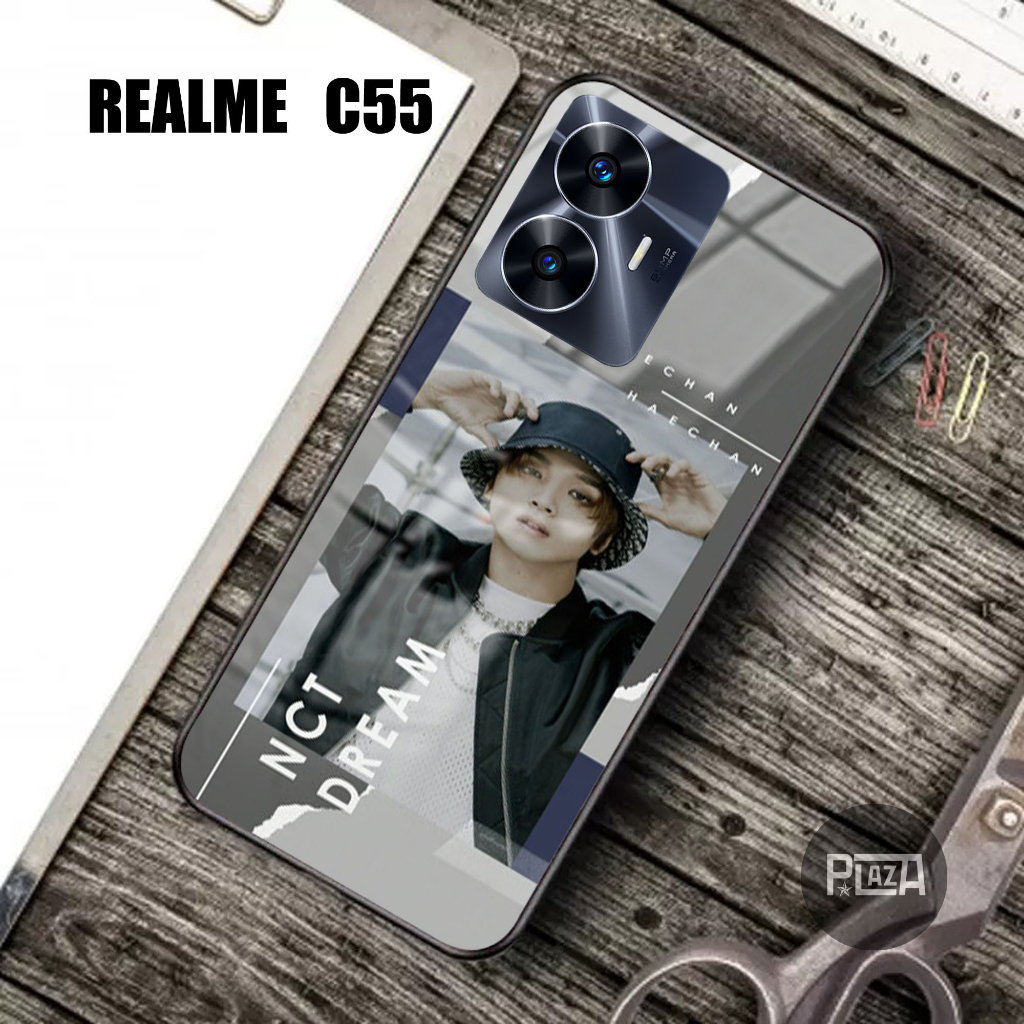 Softcase Glass Kaca [K71] REALME C55 Terbaru Casing Handphone-Pelindung Handphone