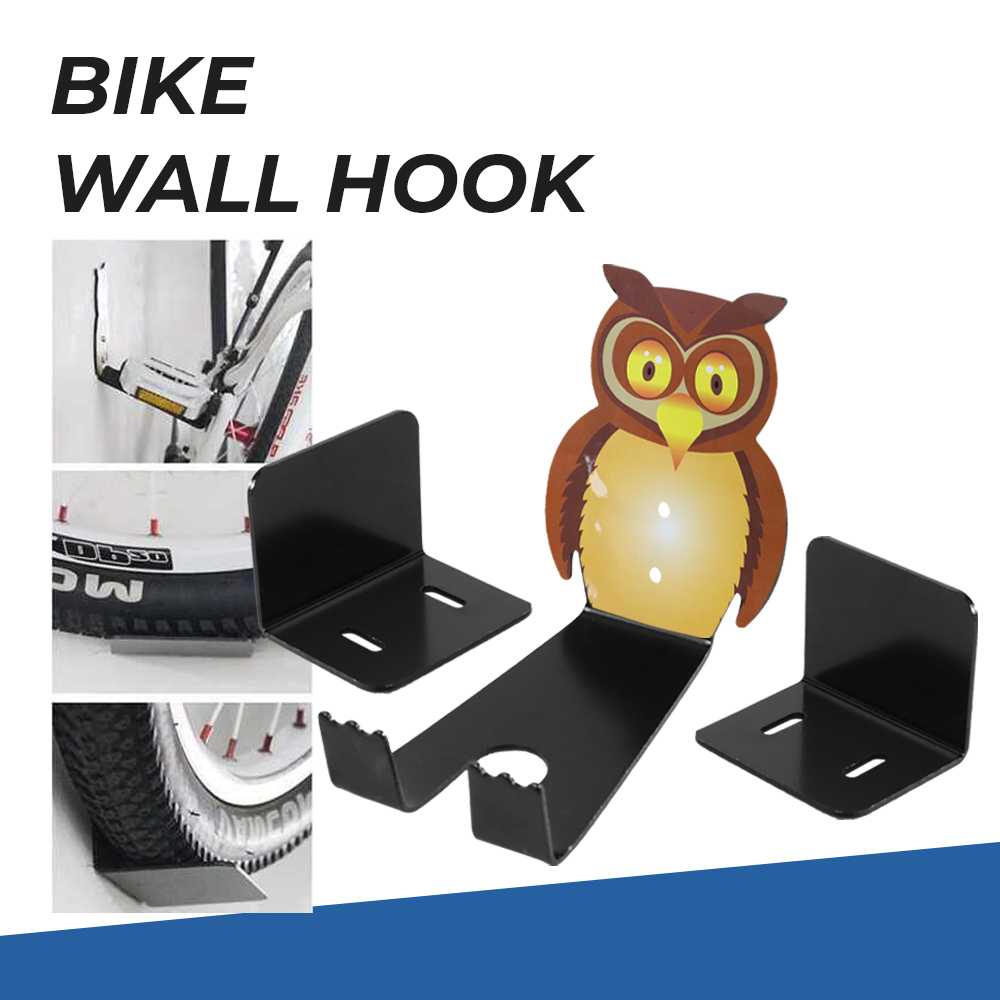 Gantungan Dinding Sepeda Bike Wall Hook Hanger Model Owl - SR-101 - OMSEN5BK Black