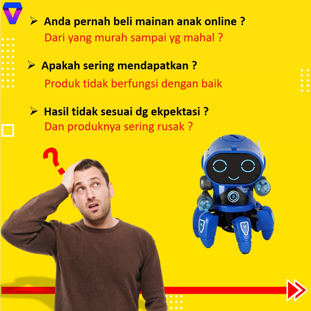 MAINAN ANAK LAKI-LAKI ROBOT 2-7 TAHUN BISA JOGET BERGERAK BUNYI MAINAN EDUKASI ANAK PEREMPUAN MURAH VIRAL BOT PIONNER OCTOPUS DANCING WITH MUSIC JS186