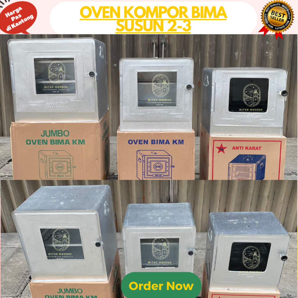 PROMO!! OVEN KOMPOR TANGKRING BIMA SUSUN 2 - 3 OVEN MURAH ALAT PEMANGGANG