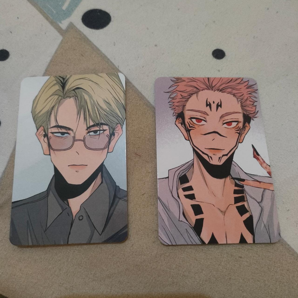 PHOTOCARD 6BAJI JUJUTSU KAISEN NANAMI & SUKUNA