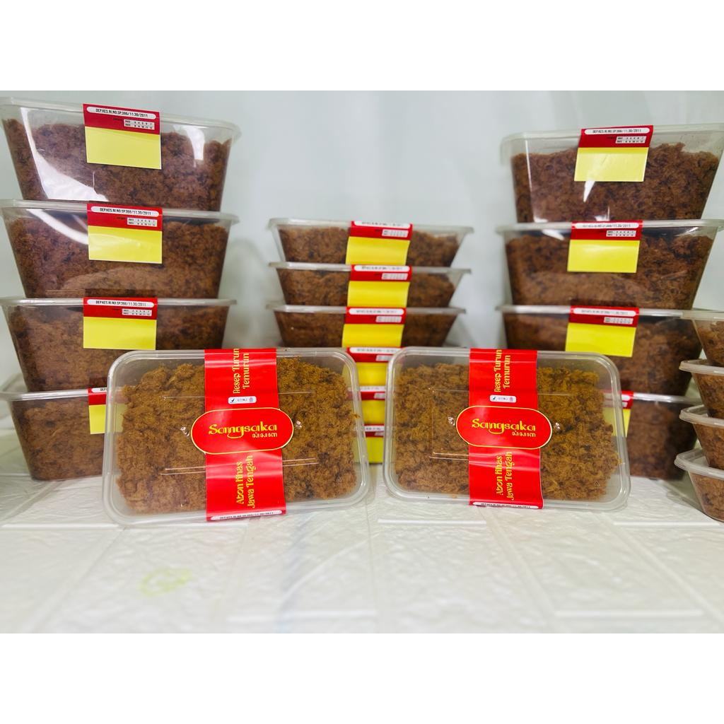 150 SANGSAKA ABON SAPI KHAS JAWA TENGAH GEPUK SAPI KERING