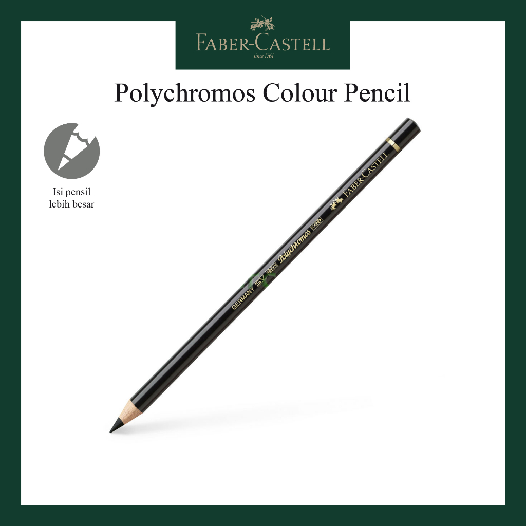 

Pensil Polychromos Faber Castell Black 110199