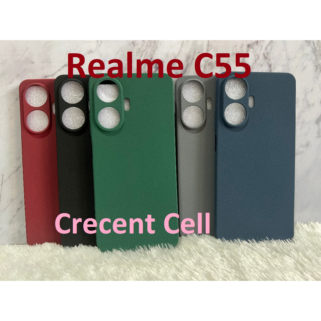 Soft Case Silikon Realme C55 Slim Matte Silikon Sandstone