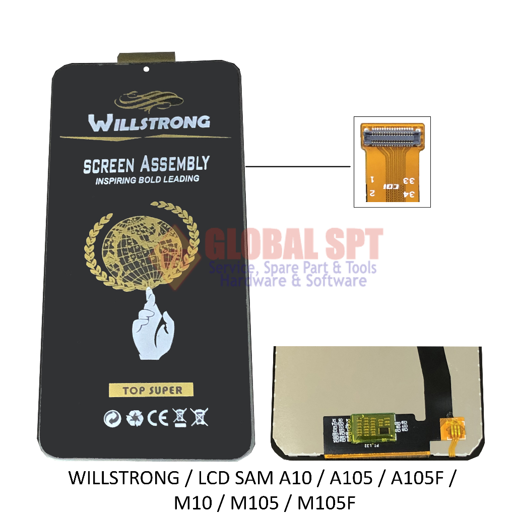 WILLSTRONG / LCD TOUCHSCREEN SAMSUNG A10 / A105 / M10 / M105 / M105F