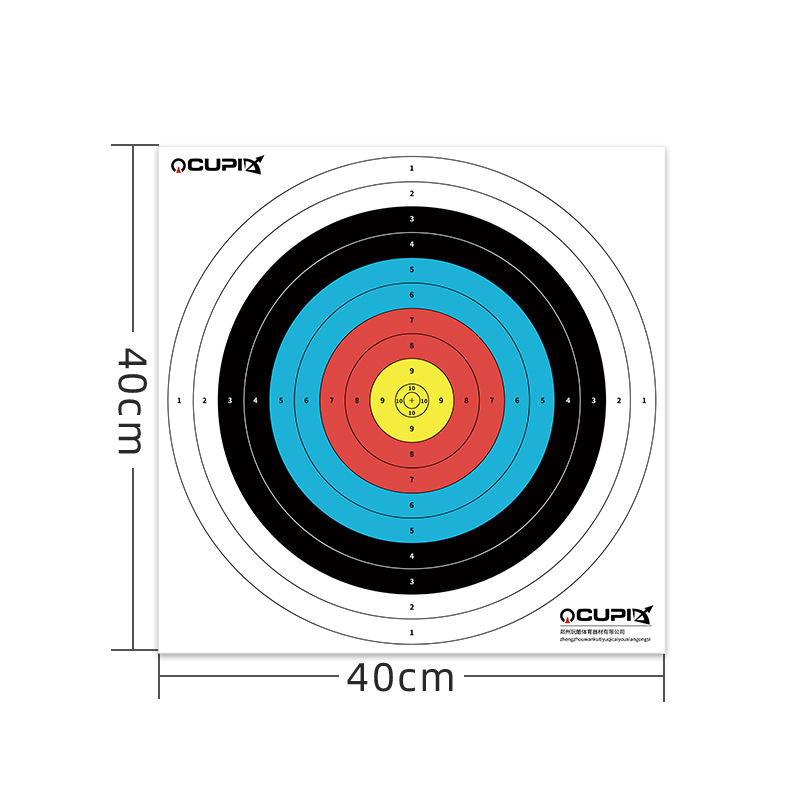 10pcs/Set Face Target Panahan FTP 40x40cm Bantalan Face Target Panahan Bantalan Target Alpine Tali Busur Panahan Archery