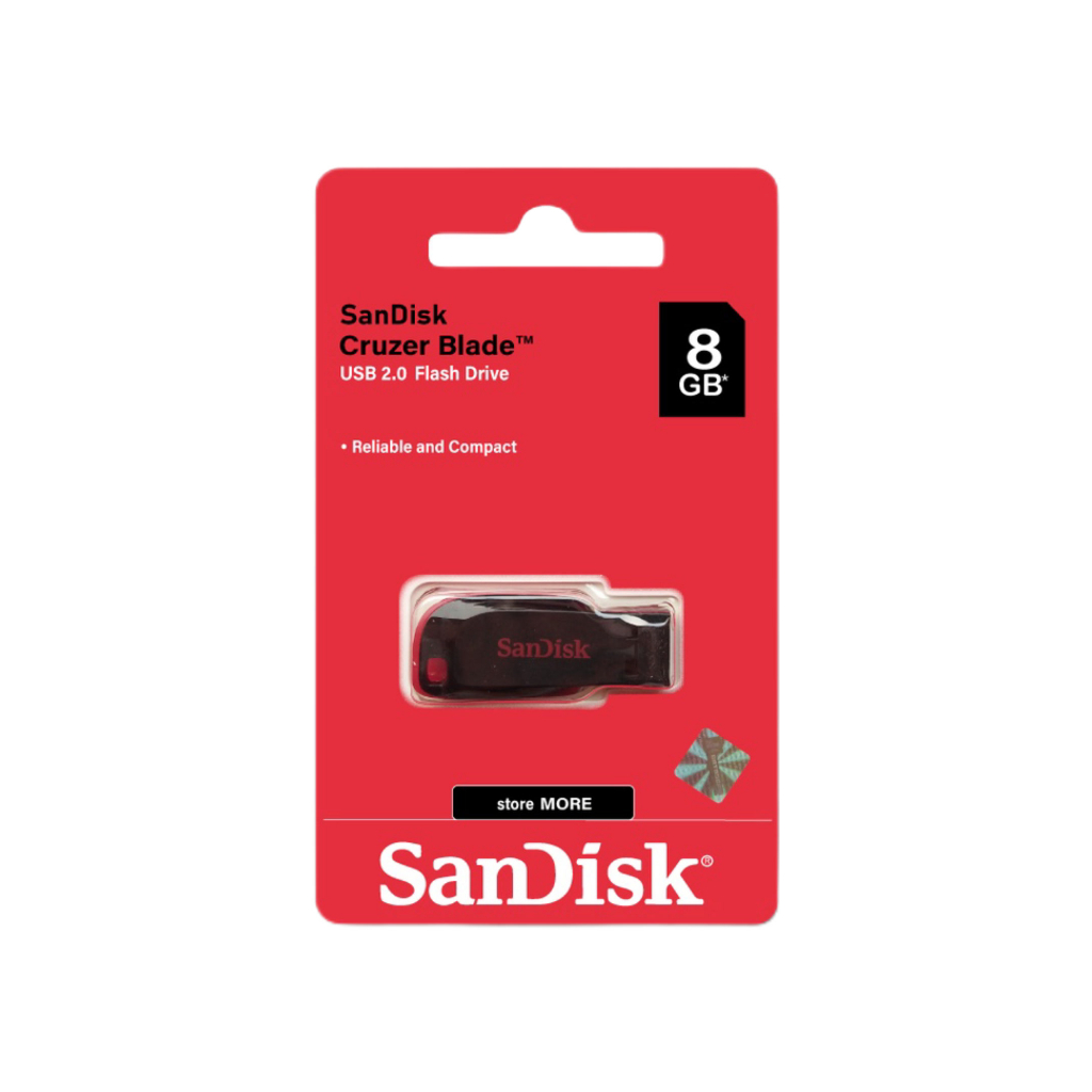 Flashdisk 8GB Sandisk Cluzer Blade USB 2.0 Datascrip