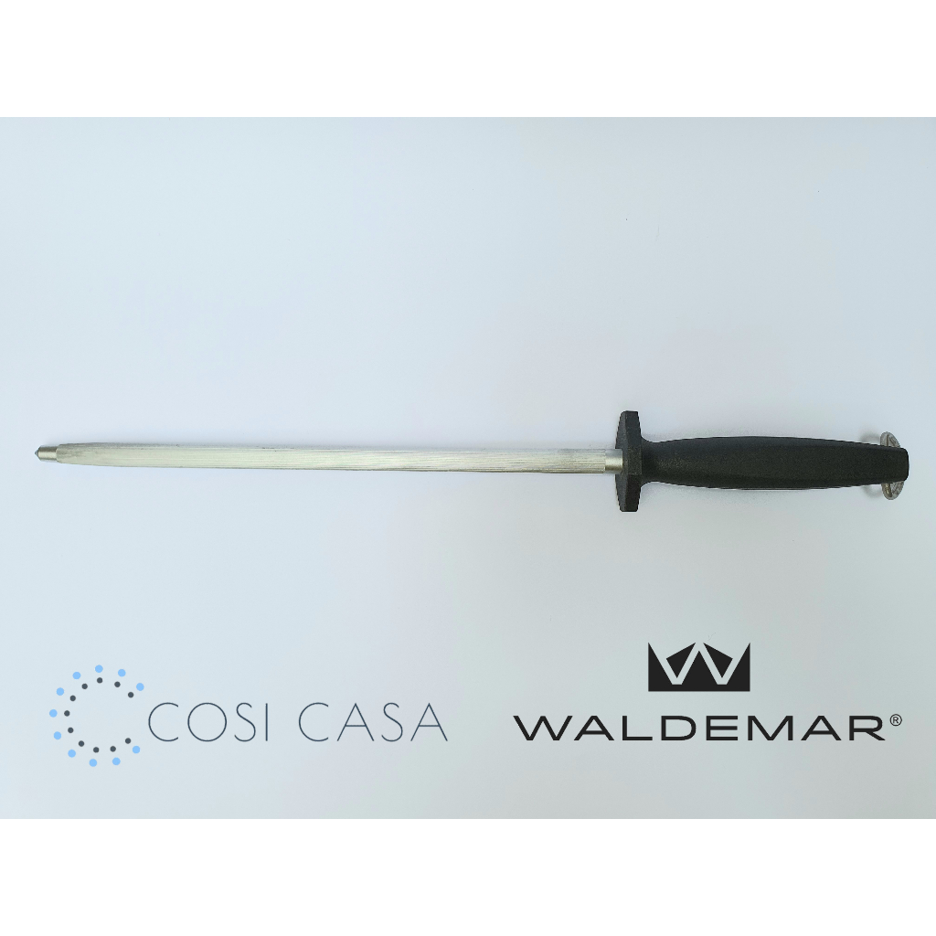 WALDEMAR MAYNOR 12" SHARPENING STEEL BLACK, PP HANDLE, NSF