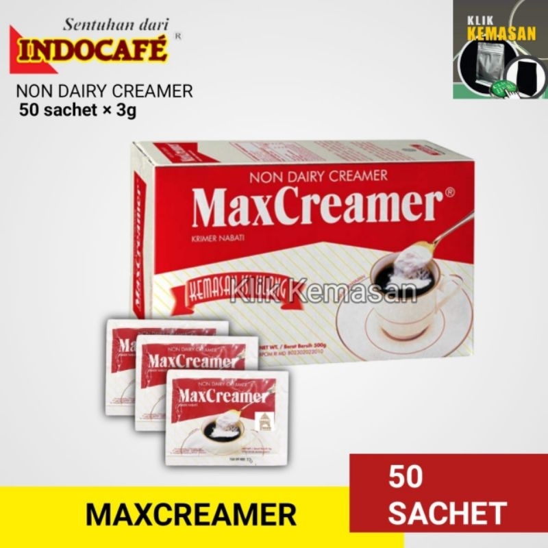 

Isi 50 pcs Max creamer sachet 3 gram maxcreamer sachet krimer max krimer