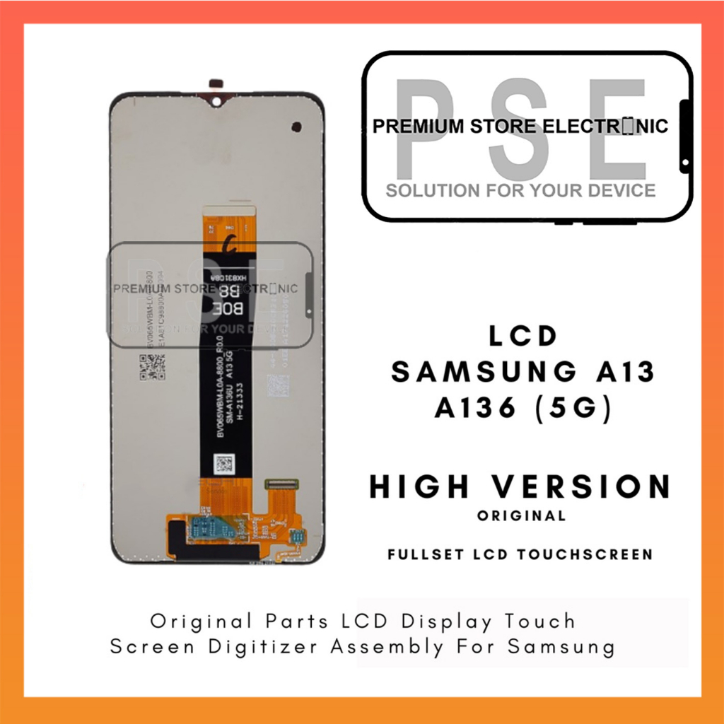 LCD Samsung A13 5G / A136 Original Fullset Touchscreen Garansi 1 Bulan