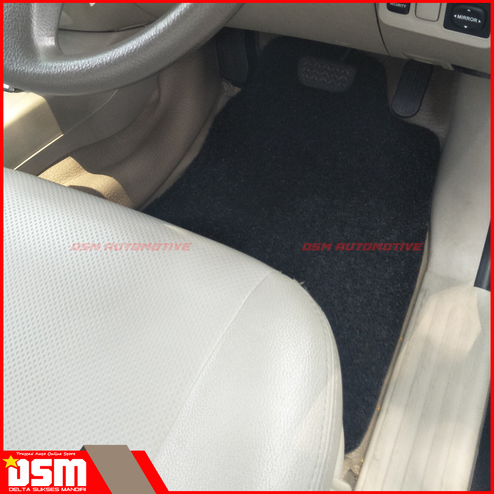 Karpet Mobil Mie Toyota Fortuner (&lt;2015) Full Sampai Bagasi / Karpet Bihun Fortuner