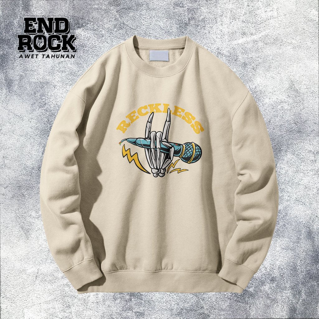 Crewneck Exclusive Original Endrock Tema Reckless DTFS130