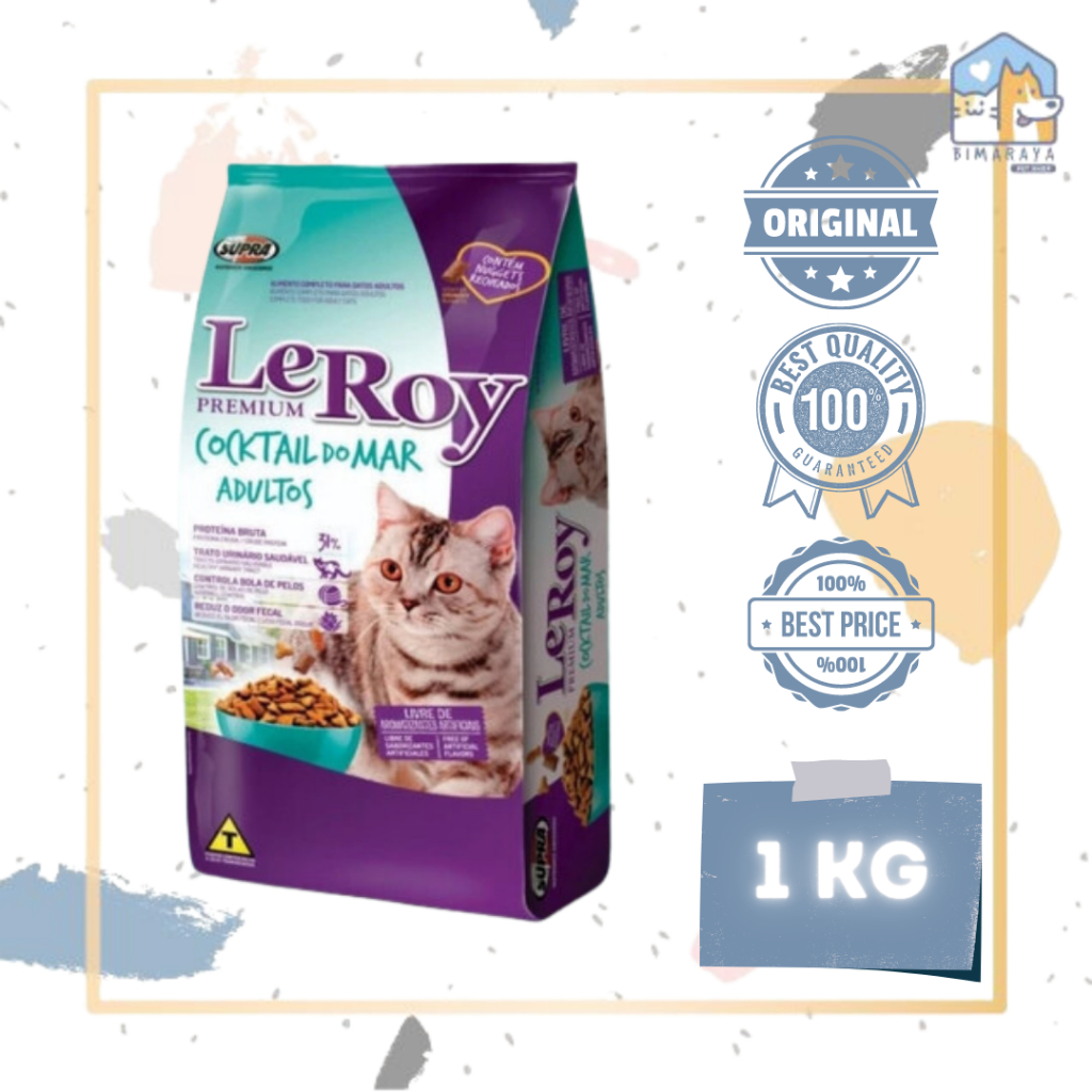 LEROY COCKTAIL DO MAR (SALMON ADULT) 1 KG FRESHPACK / MAKANAN KUCING