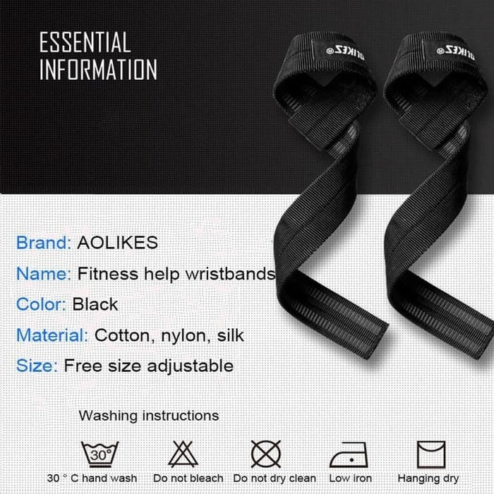 Aolikes Wrist Band Wrap Wraps Power Strap Straps Support Gym Fitness