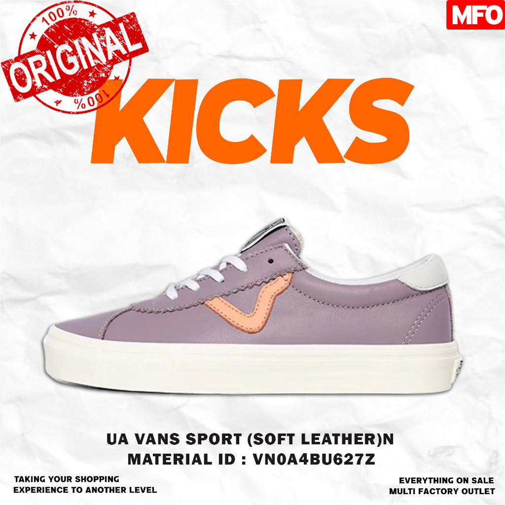 UA VANS SPORT (SOFT LEATHER)N SEPATU VN0A4BU627Z