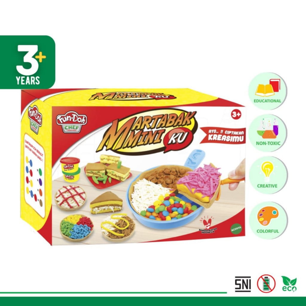 Fundoh Martabak Miniku - Mainan Lilin Anak - Mainan Edukasi 28191