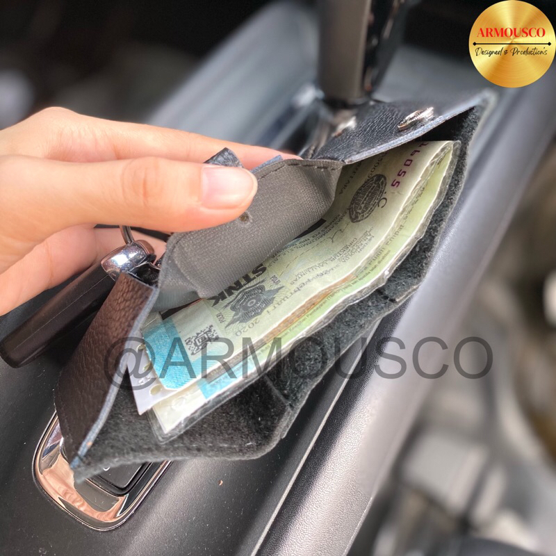 DOMPET GANTUNGAN KUNCI MOBIL MOTOR SIMPLE ELEGAN / DOMPET STNK MURAH MERIAH