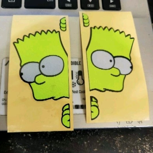 stiker cutting Simpsons ngintip stiker motor
