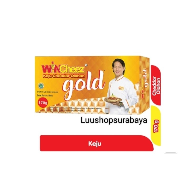 

Wincheez Gold Keju Cheddar Olahan 170gr