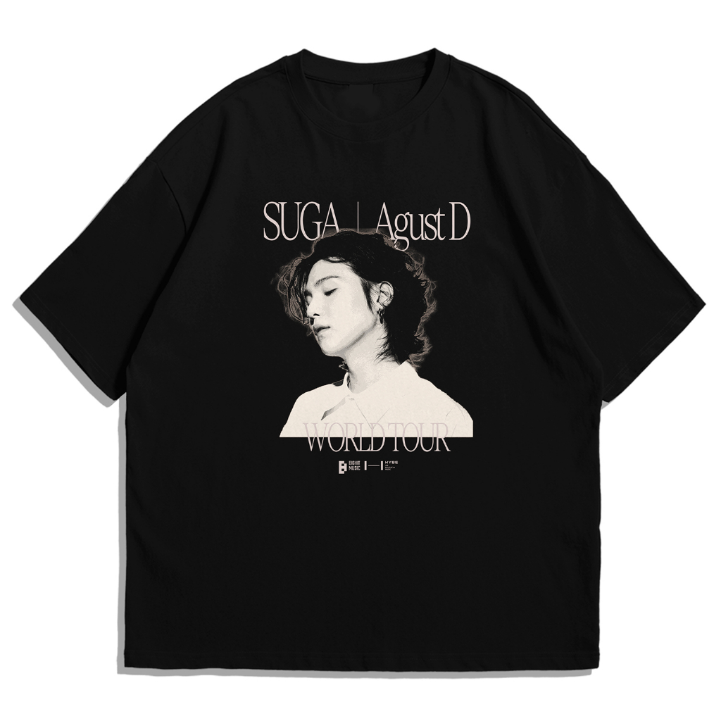 Suga - Agust D World Tour T-shirt - Kaos BTS Suga