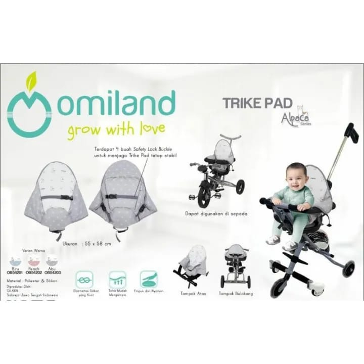 Omiland Alas Trike Pad Alpaca Series - OB54201 OB54202 OB54203 OB54204