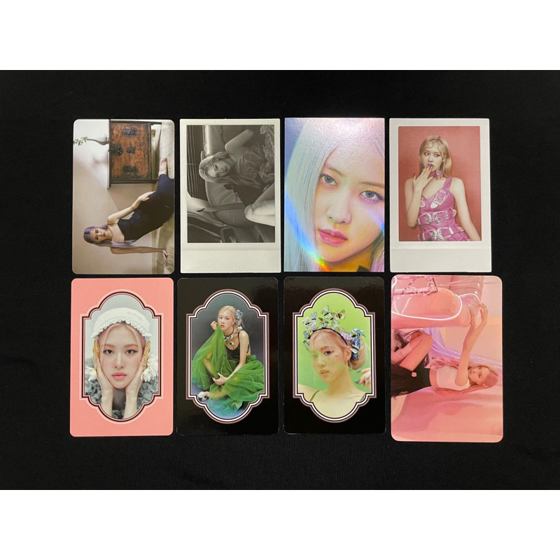 PHOTOCARD PC ROSE BLACKPINK POLA ALBUM BORNPINK MISE EN POB KTOWN4U HOW YOU LIKE THAT ON THE GROUND 