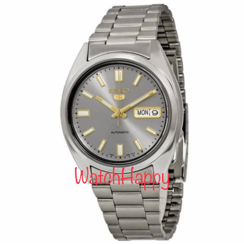 Watchhappy Seiko SNXS75K1 Automatic Day Date SNXS75K Stainless Steel Strap SNXS75 ORIGINAL WARRANTY
