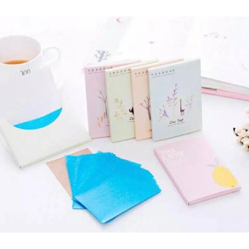 Kertas minyak wajah 50sheet/lmbr