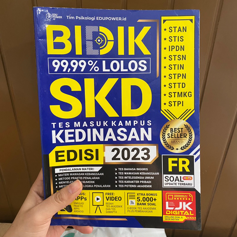 BUKU SKD KEDINASAN BIDIK 99,99% LOLOS SKD KEDINASAN 2022-2023