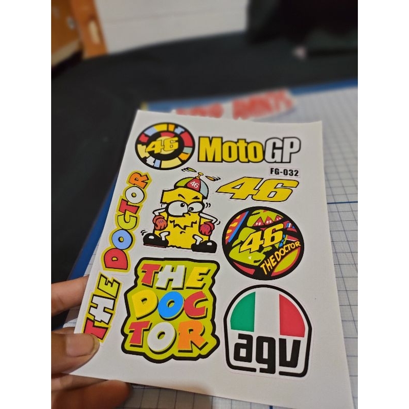 Stiker Agv stiker helm stiker motor