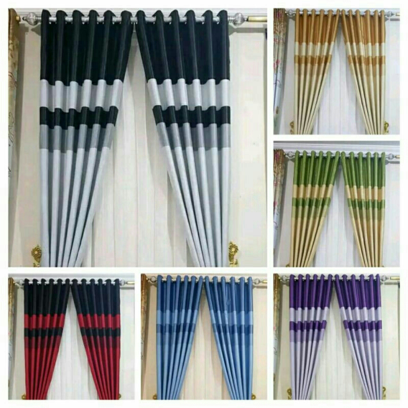 Gorden Mewah 7 Warna Varian Korden Ruang Tamu Bahan Import elegan