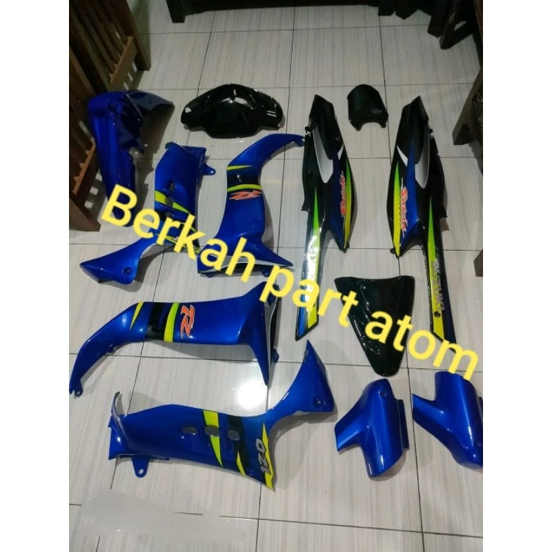 BODI FULSET HALUS SATRIA R 2TAK HIU HITAM BIRU