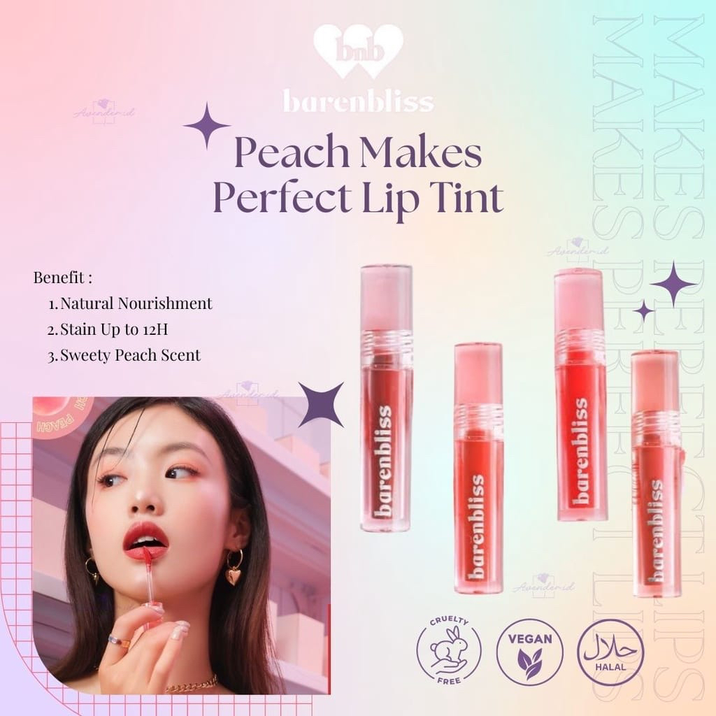 ✿ELYSABETHME✿ BNB BARENBLISS MATTE TINT BLOOMATTE KOREAN liptint ombre ala korea | WATERPROOF TRANSFERPROOF TAHAN LAMA