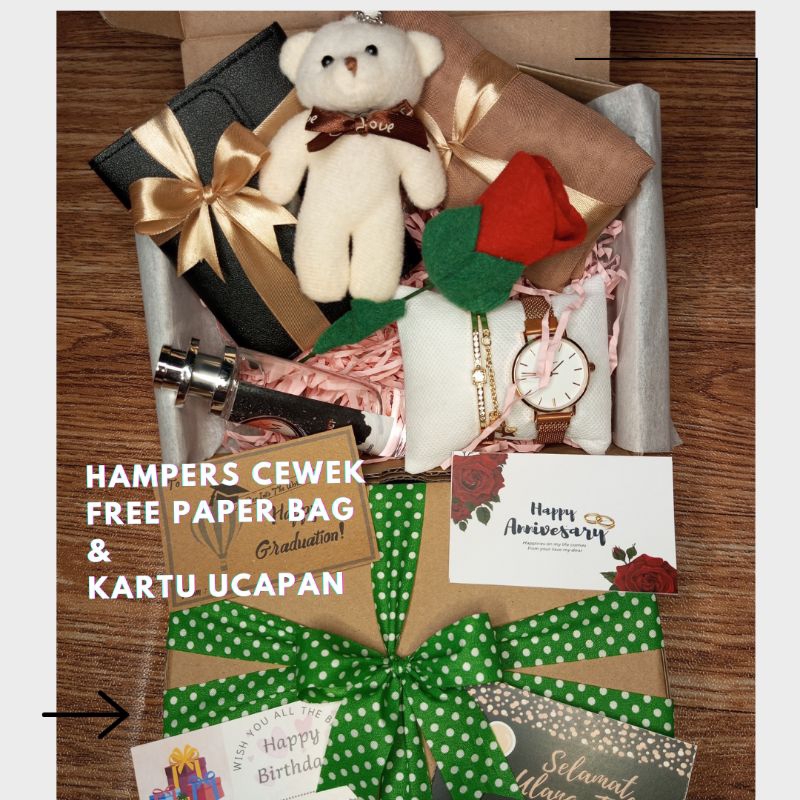 

Hampers cewek kado ulang tahun hadiah wanita