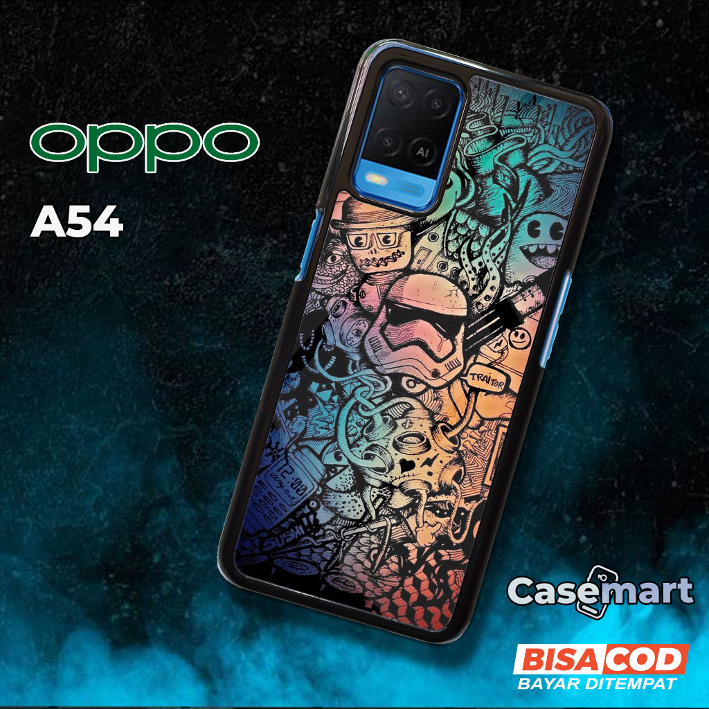 Case Oppo A54 [GRFY] Casing Hp Oppo A54 CASEMART Case Hp OPPO Custom Case Foto Kesing Hp Keren Silik