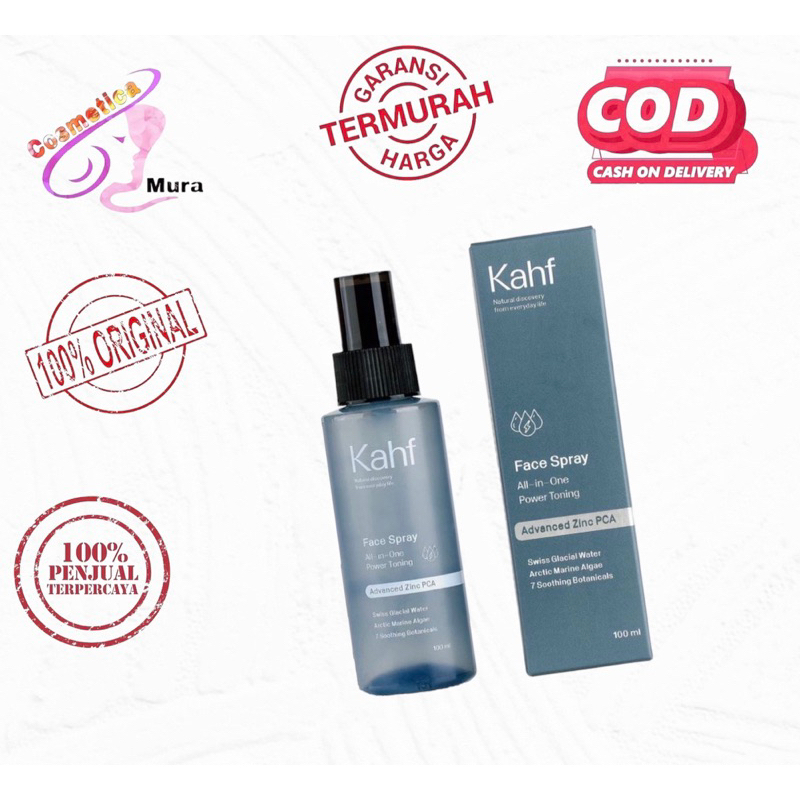 &lt; face spray &gt; kahf face spray all in one power toning face spray 100 ml || face mist pria kahf