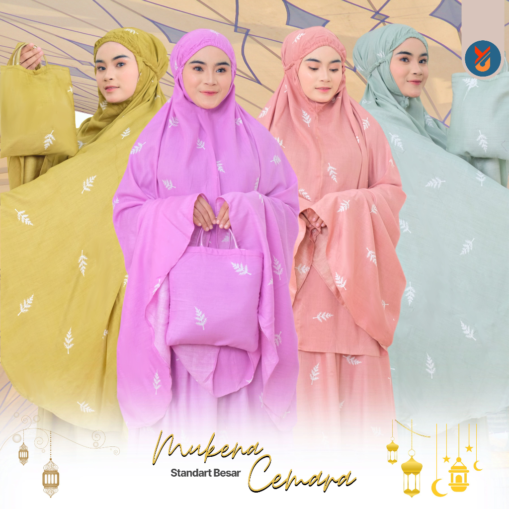 YashCollection Mukena Dewasa Rayon Motif Cemara