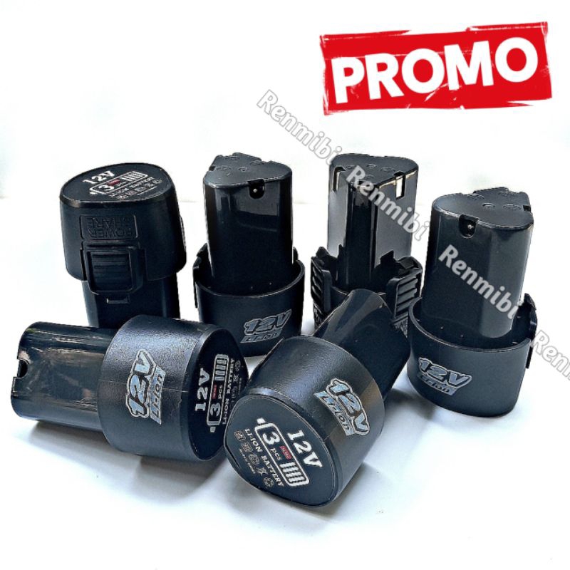 baterai batrai bor cordless 12v volt batre bisa buat mailtank orion xenon nrt pro nagawa