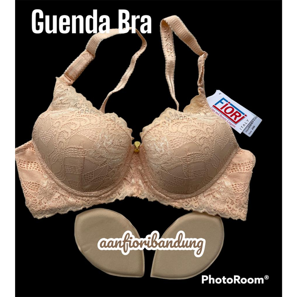 PROMO - FIORI Bra GUENDA SKIN  | Bra Kawat Busa Tipis Push Up Kait 3 | Champaign