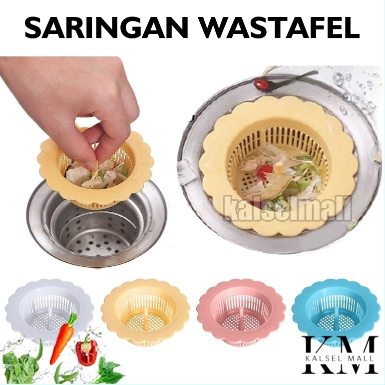 Penyaring Wastafel Saringan Afur Bak Cuci Piring Wastapel Penutup Lubang Saluran Air Dapur Penyaring Kotoran Sampah Sisa Makanan Drain Sink AD31