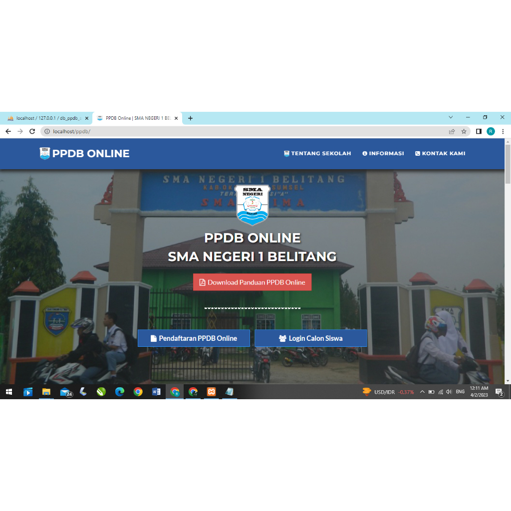 Source Code Program Aplikasi PPDB Online